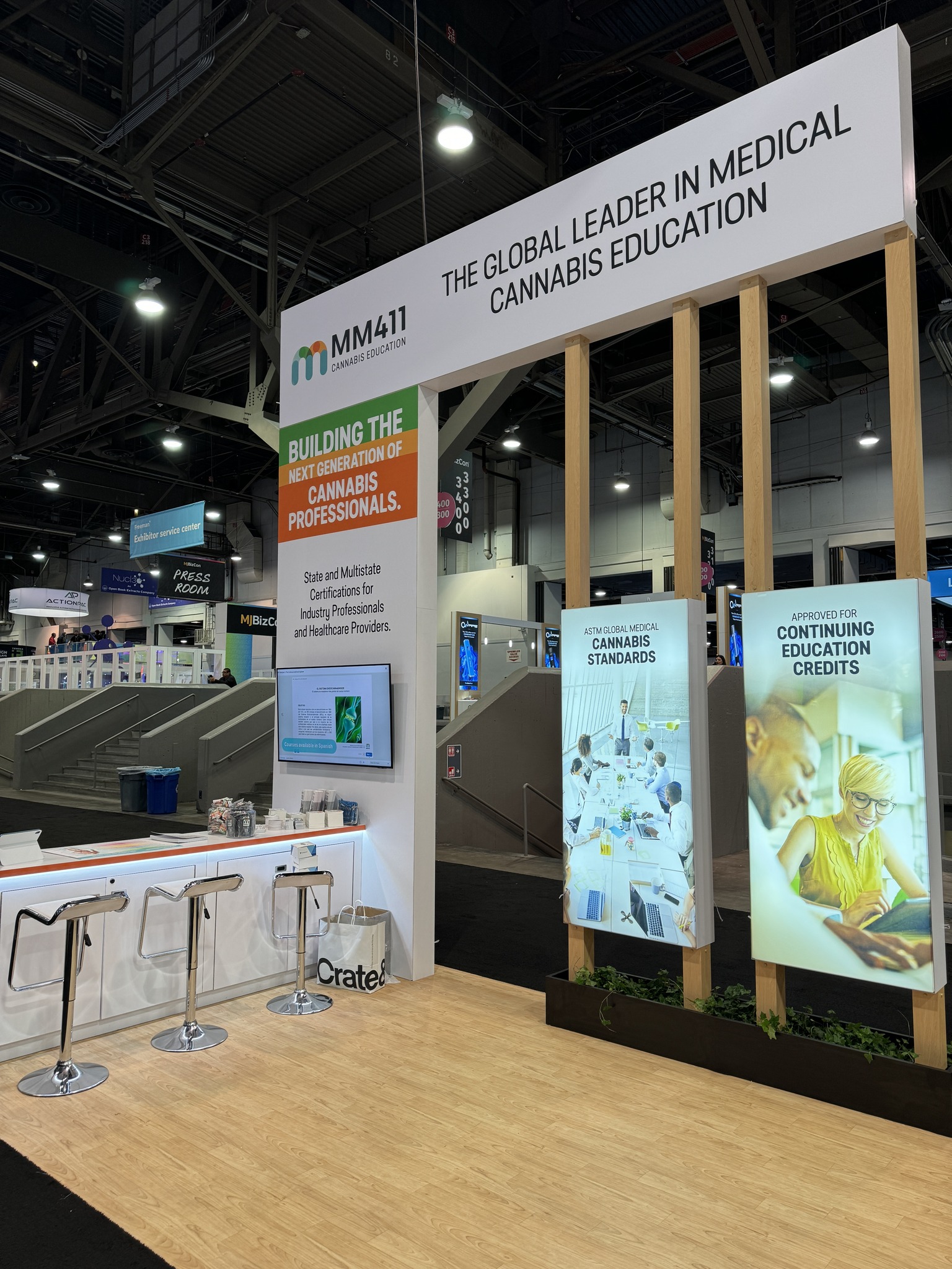 trade show booth mm411